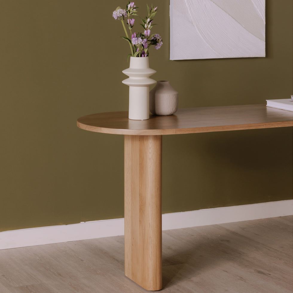 Moe's - Theo Desk in Brown