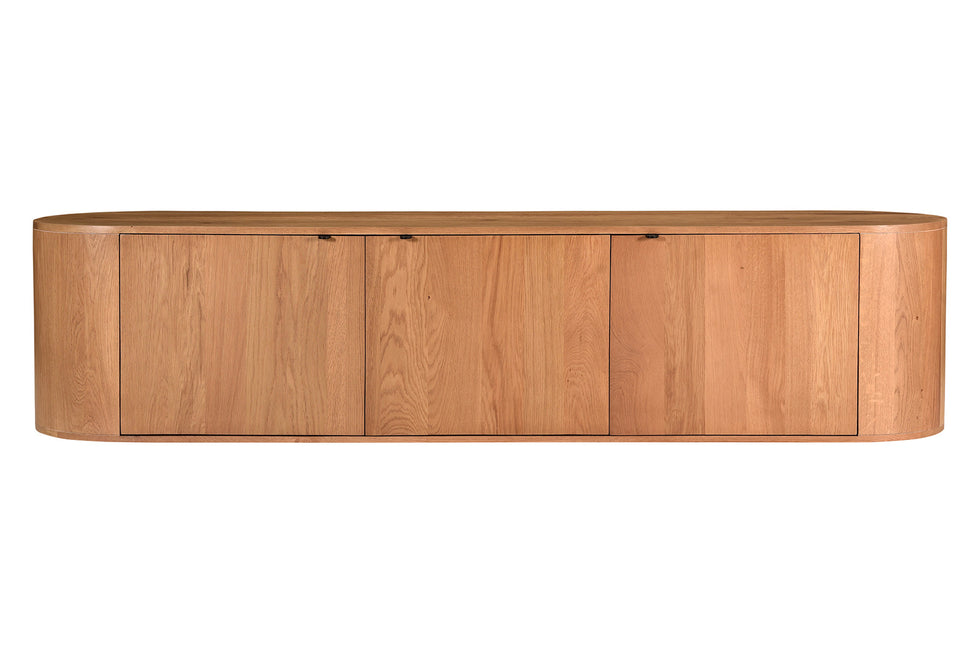 Moe's - Theo Media Bench in Brown