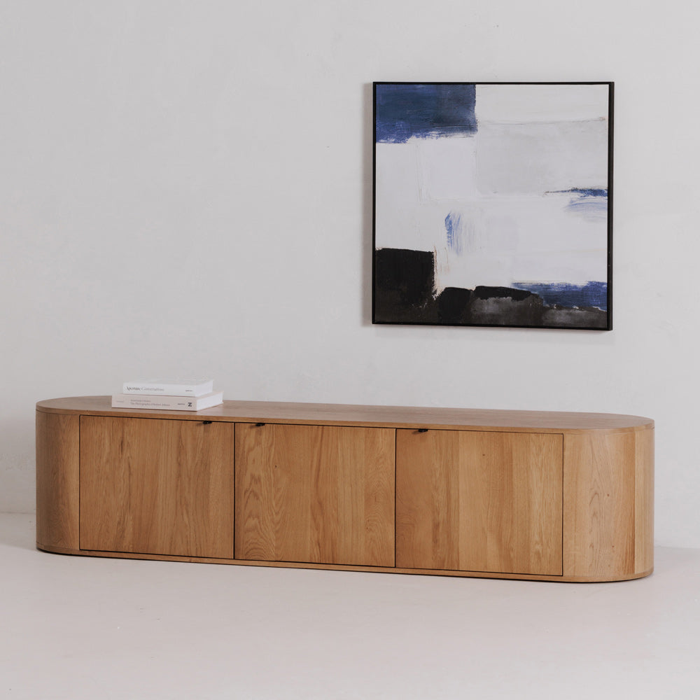 Moe's - Theo Media Bench in Brown
