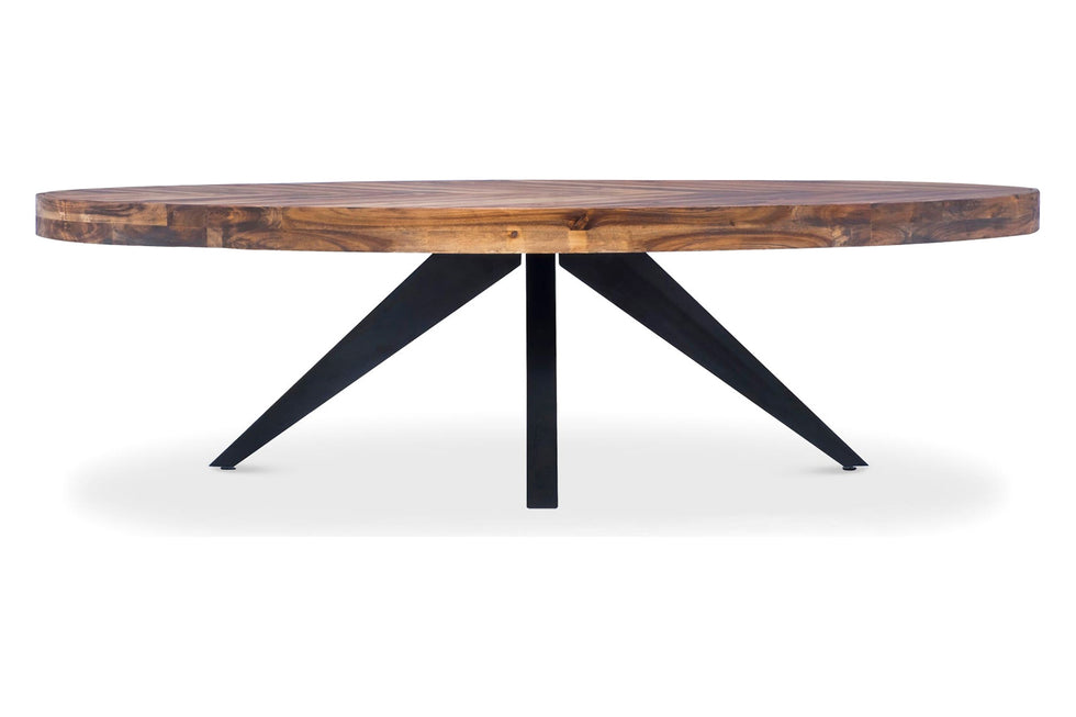 Moe's - Parq Oval Coffee Table in Brown