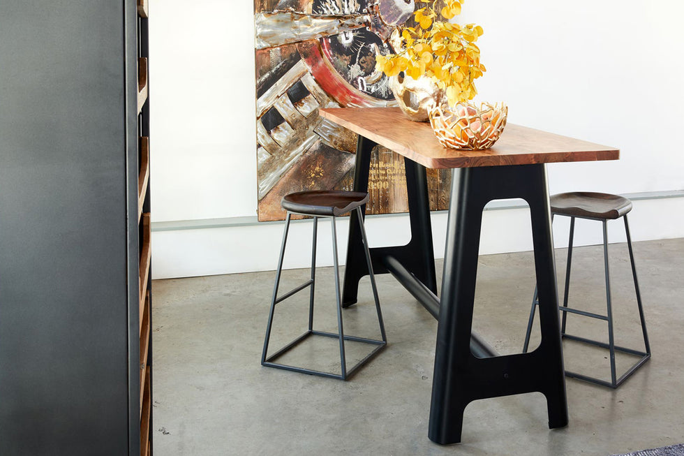 Moe's - Craftsman Bar Table in Brown