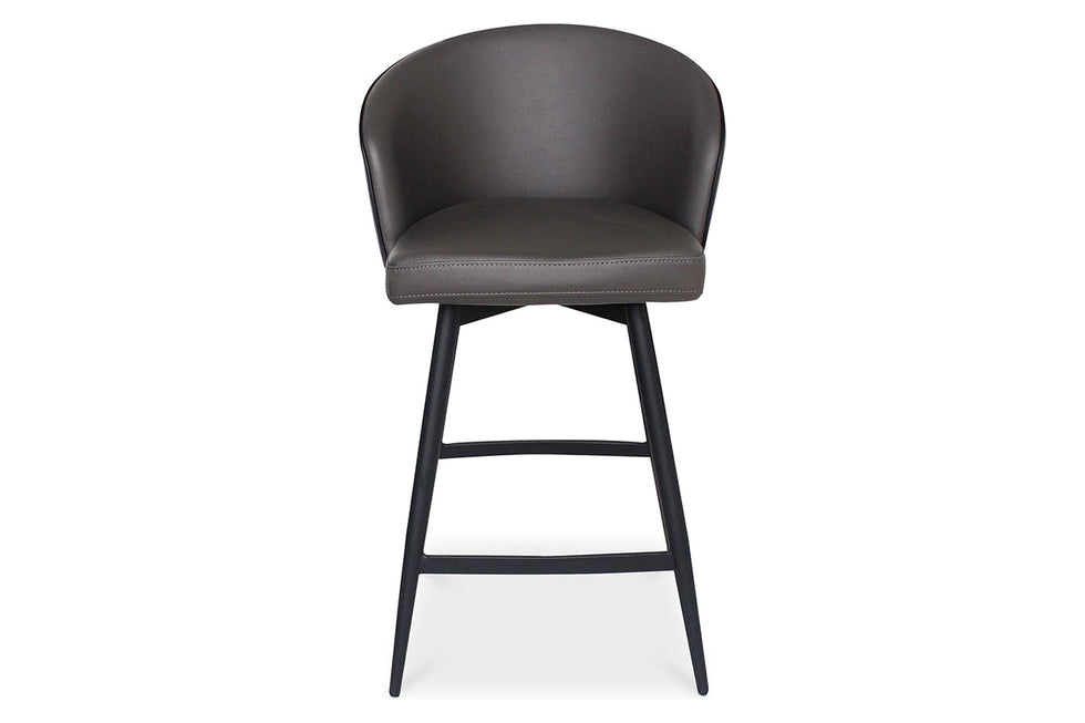 Moe's - Webber Swivel Counter Stool in Gray