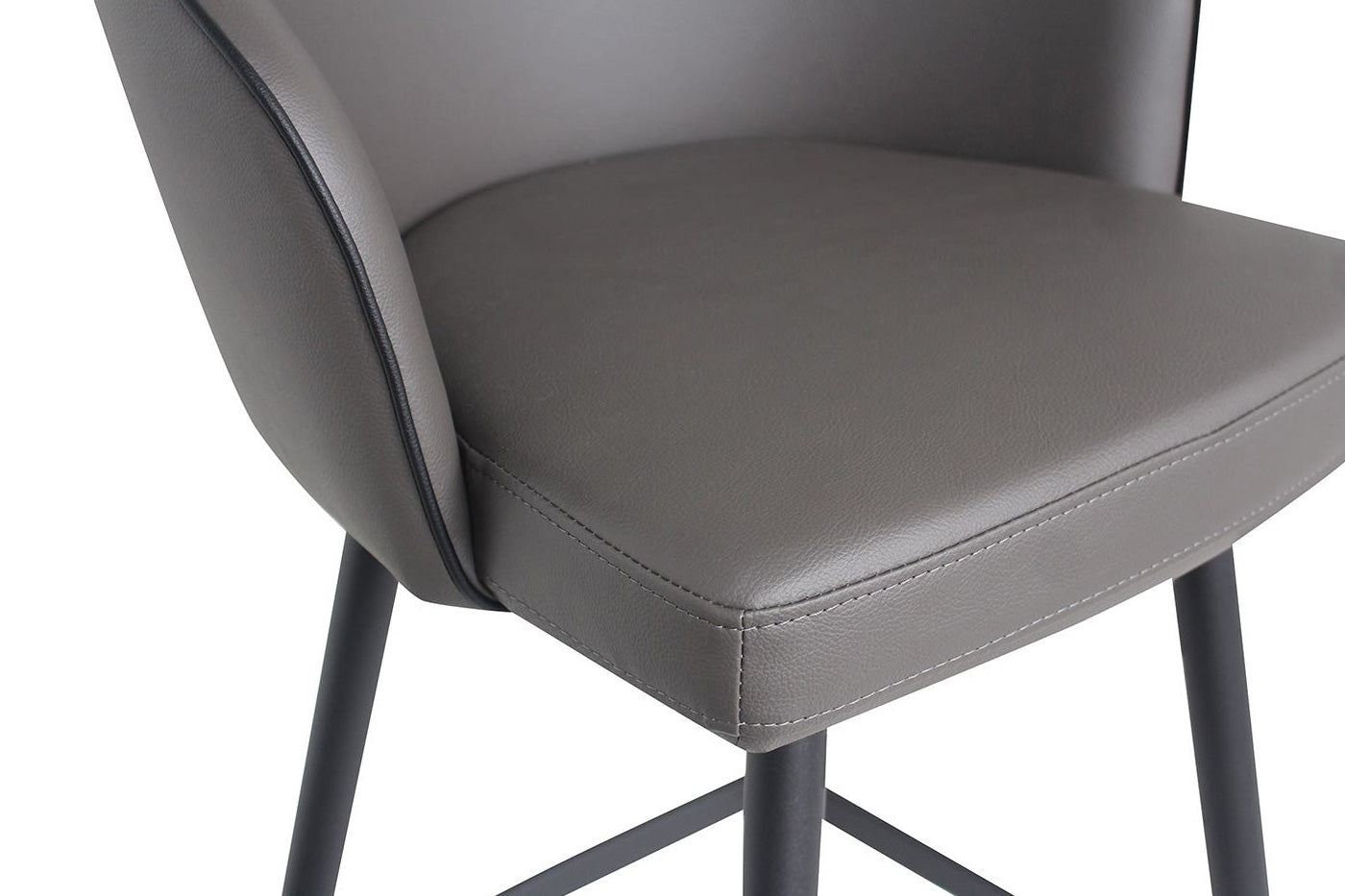Moe's - Webber Swivel Counter Stool in Gray