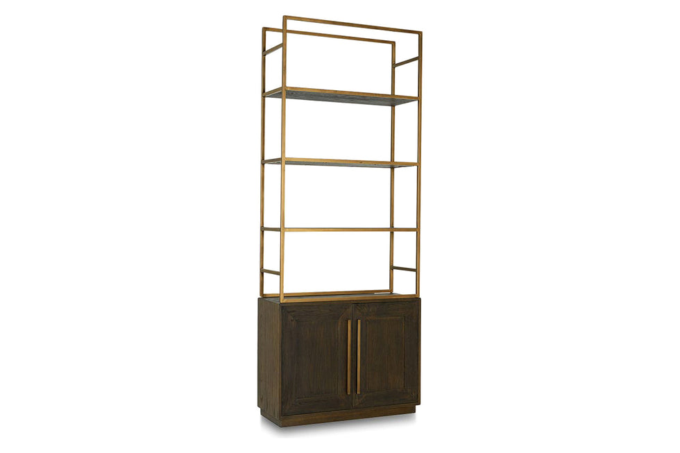 Moe's - Elliot Bookshelf in Brown