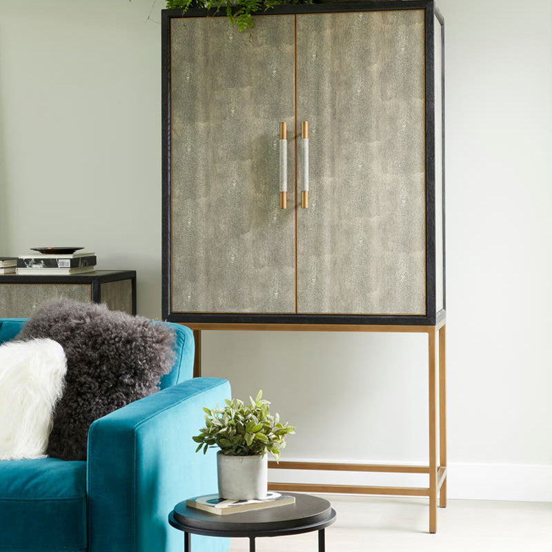 Moe's - Mako Bar Cabinet in Gray