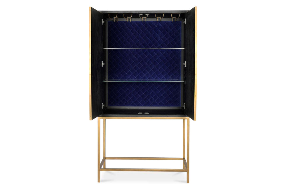 Moe's - Mako Bar Cabinet in Gray