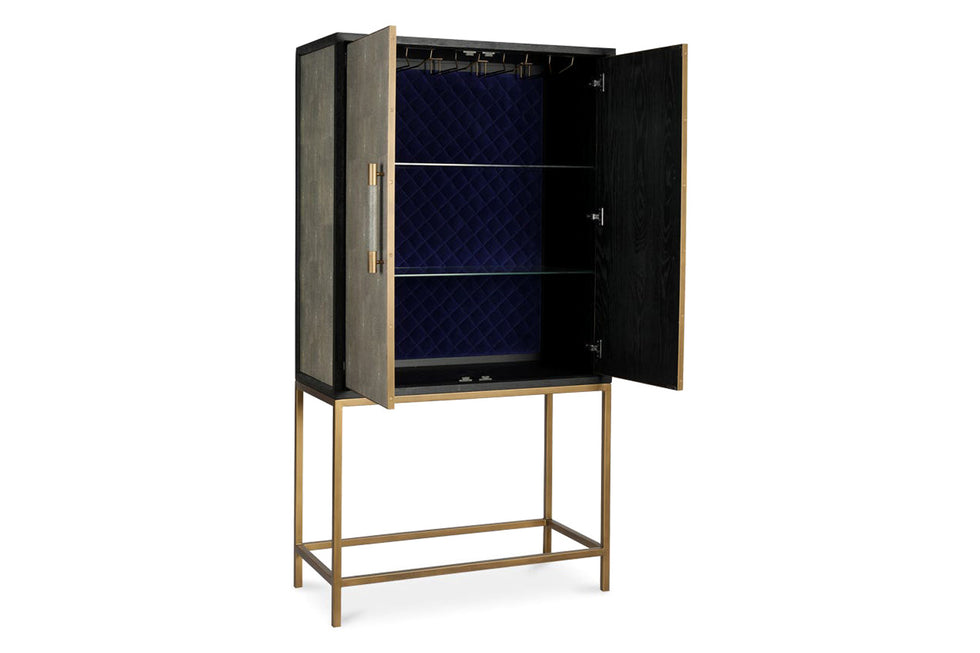 Moe's - Mako Bar Cabinet in Gray