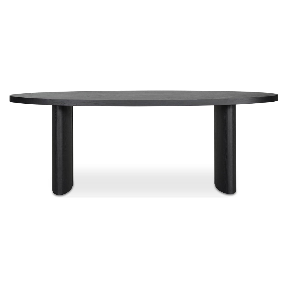 Moe's - William Modern Oval Dining Table in Black