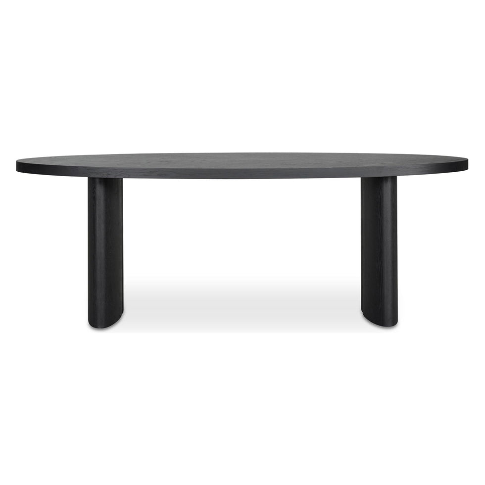 Moe's - William Modern Oval Dining Table in Black