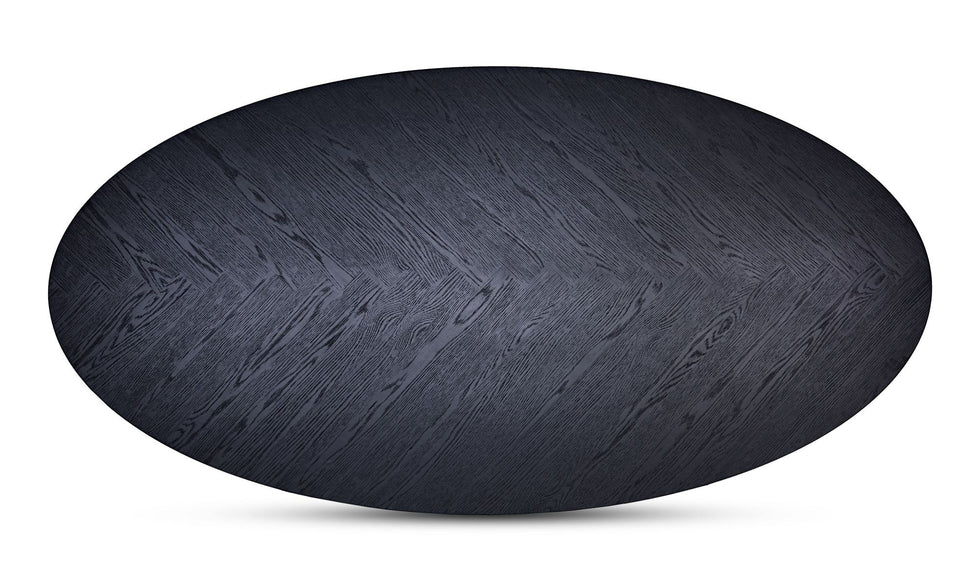 Moe's - William Modern Oval Dining Table in Black