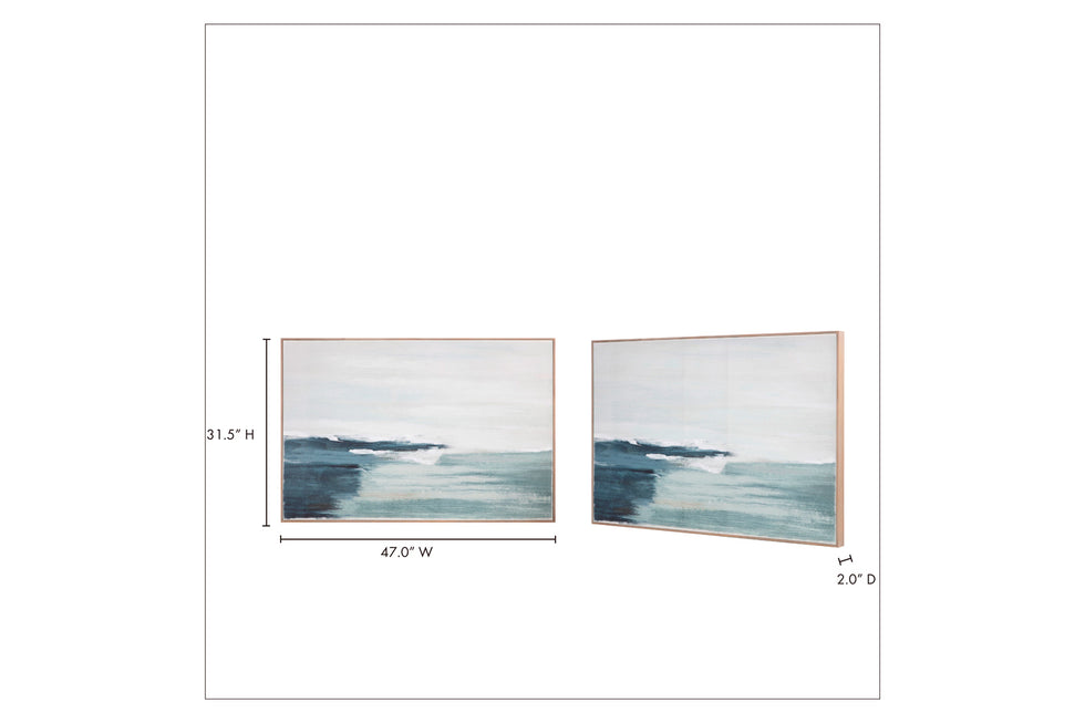Moe's - Shoreline Framed Painting