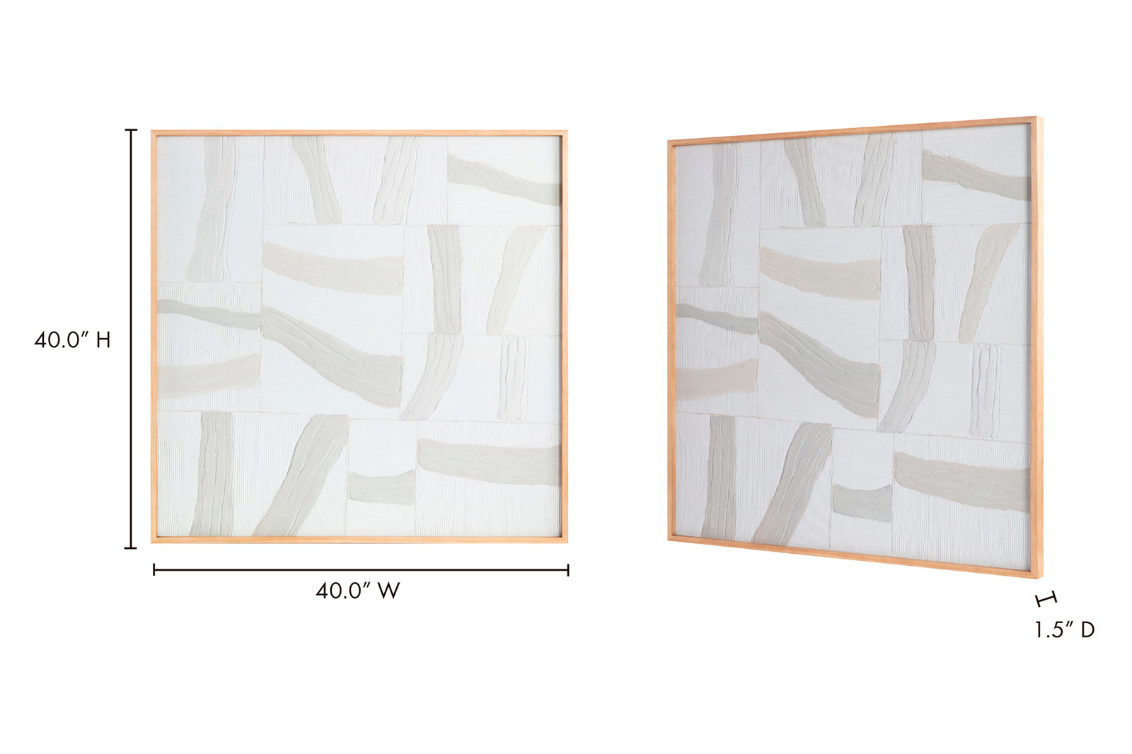 Moe's - Configured Framed Painting