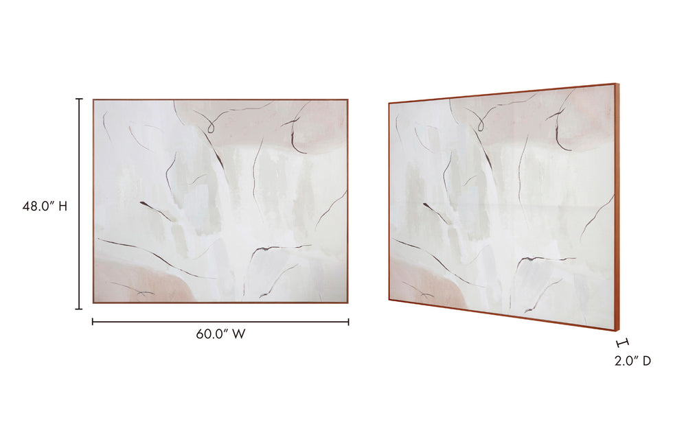 Moe's - Impression Framed Painting Terra Palette