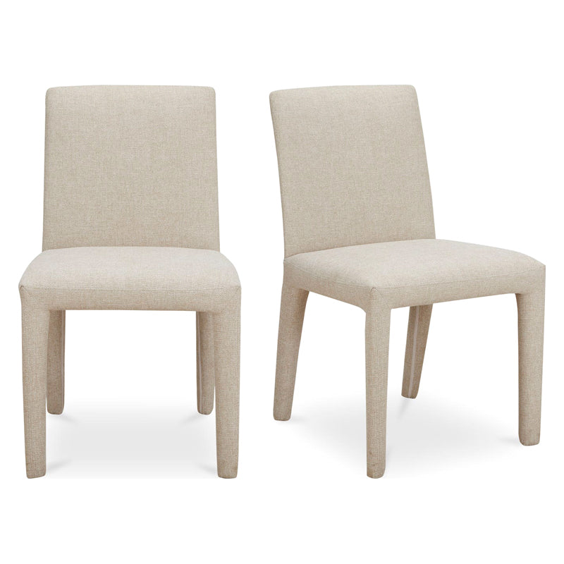 Moe's - Monte Contemporary Dining Chair Set of 2 in Beige