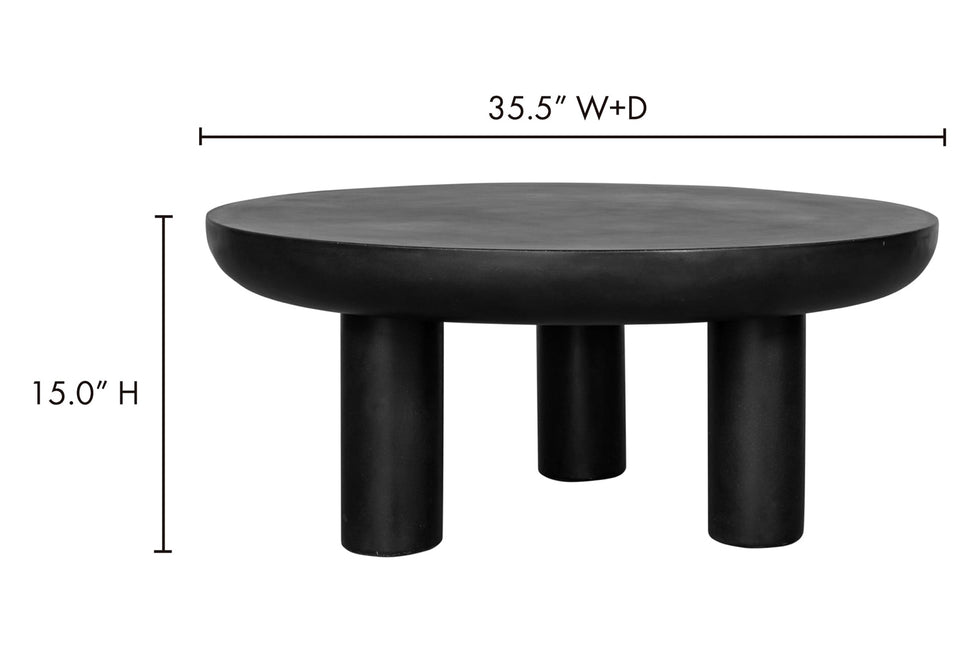 Moe's - Rocca Coffee Table in Black