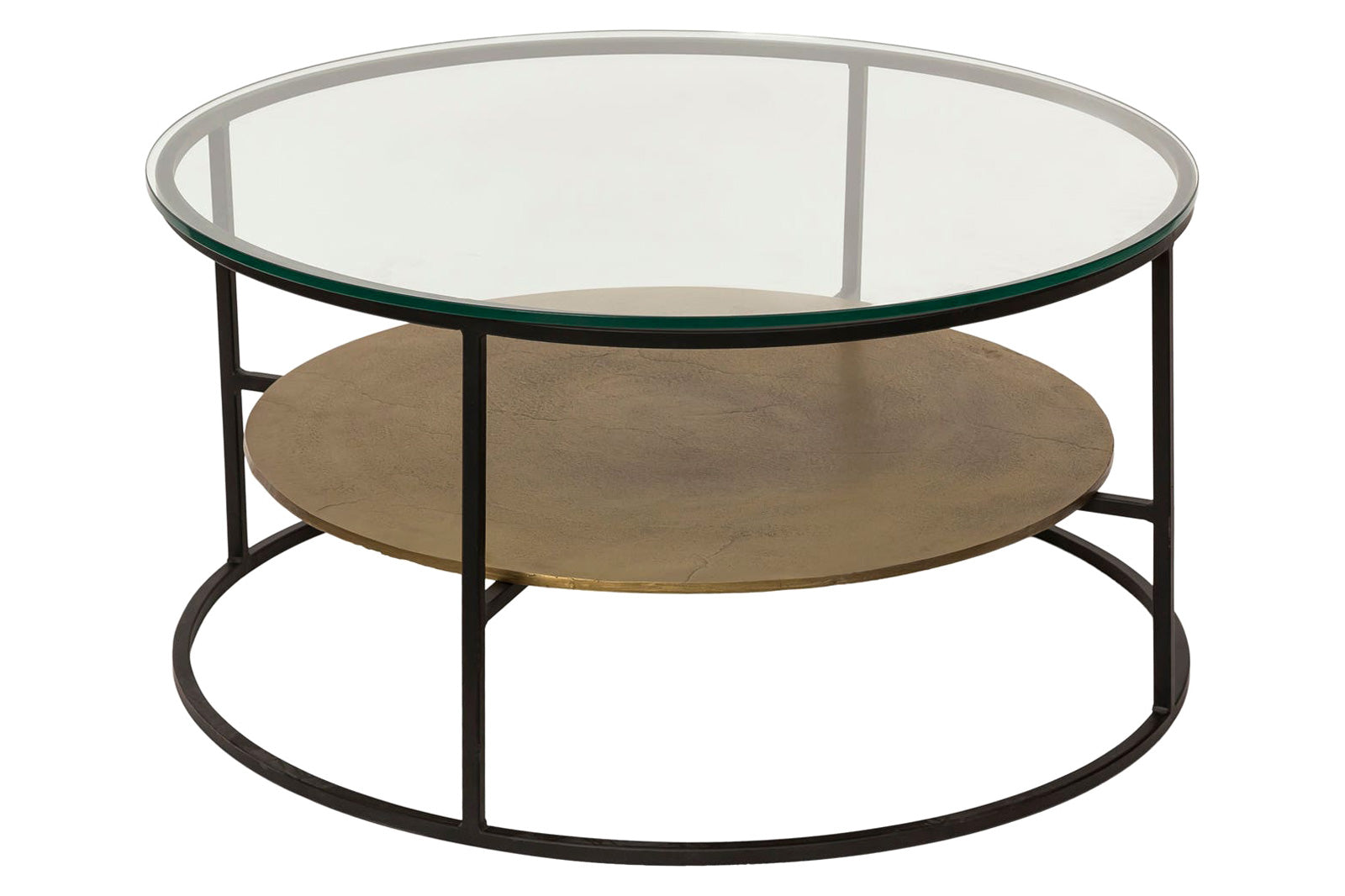 Moe's - Callie Coffee Table in Brass