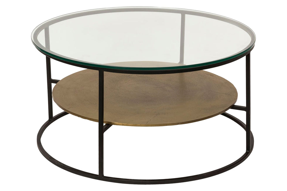 Moe's - Callie Coffee Table in Brass