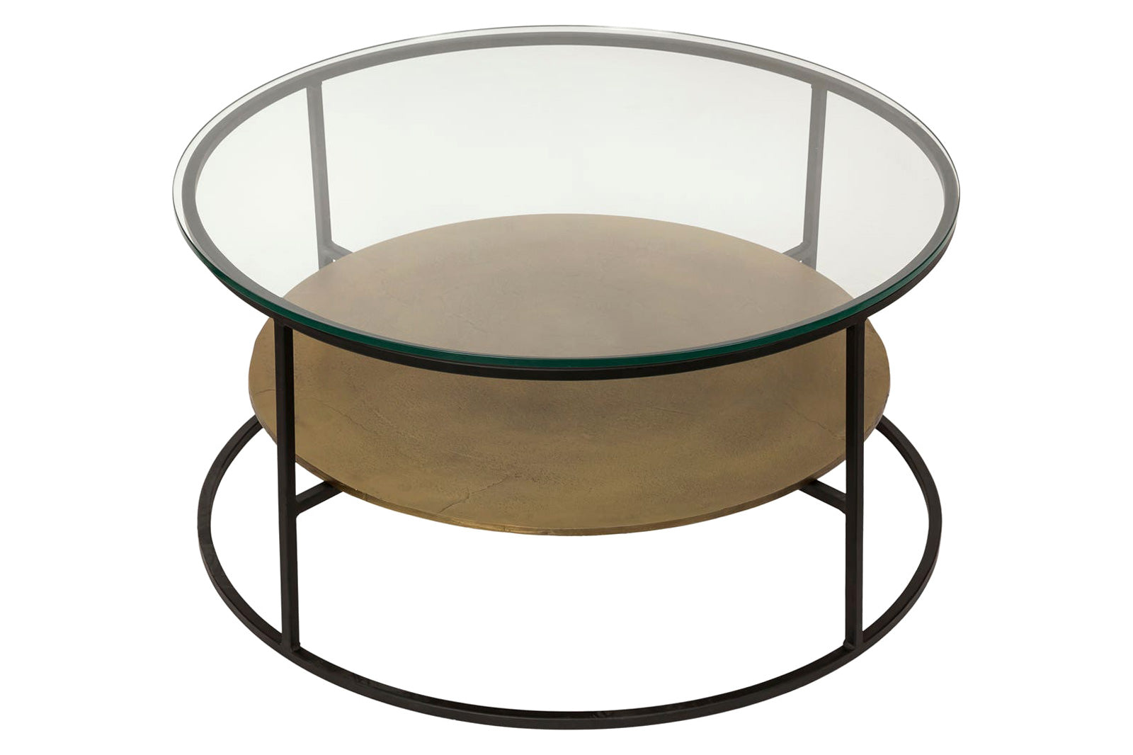 Moe's - Callie Coffee Table in Brass