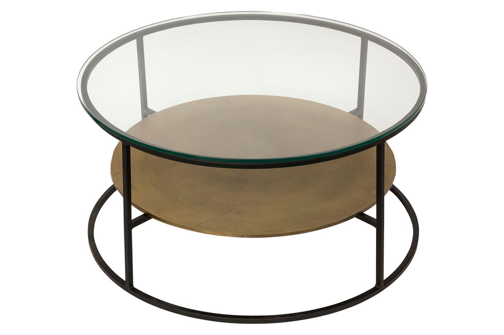 Moe's - Callie Coffee Table in Brass