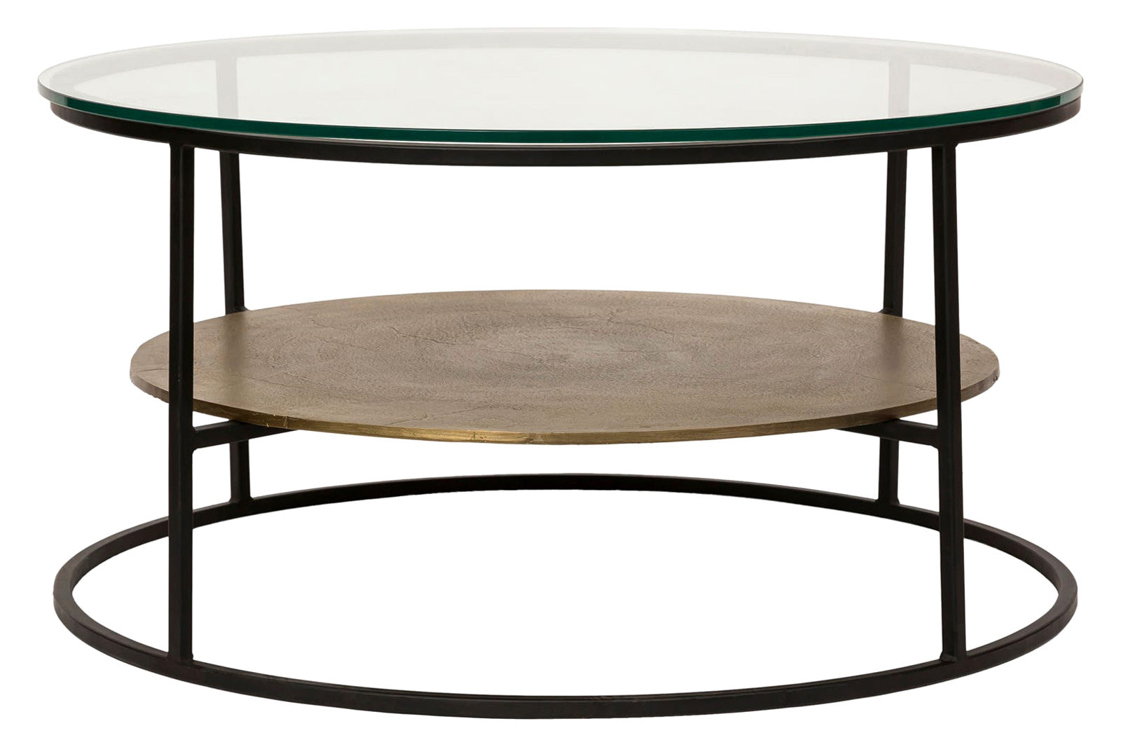 Moe's - Callie Coffee Table in Brass