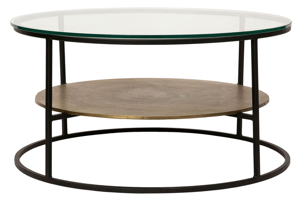 Moe's - Callie Coffee Table in Brass