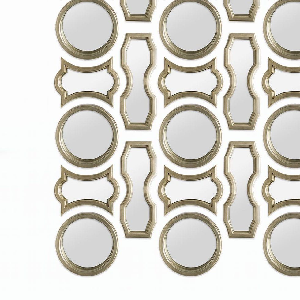 Mercana - Avalon Gold Wood Frame Mirror