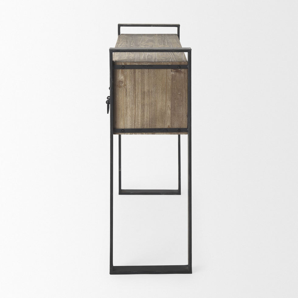 Mercana - Carga Console Table with 3 Shelves