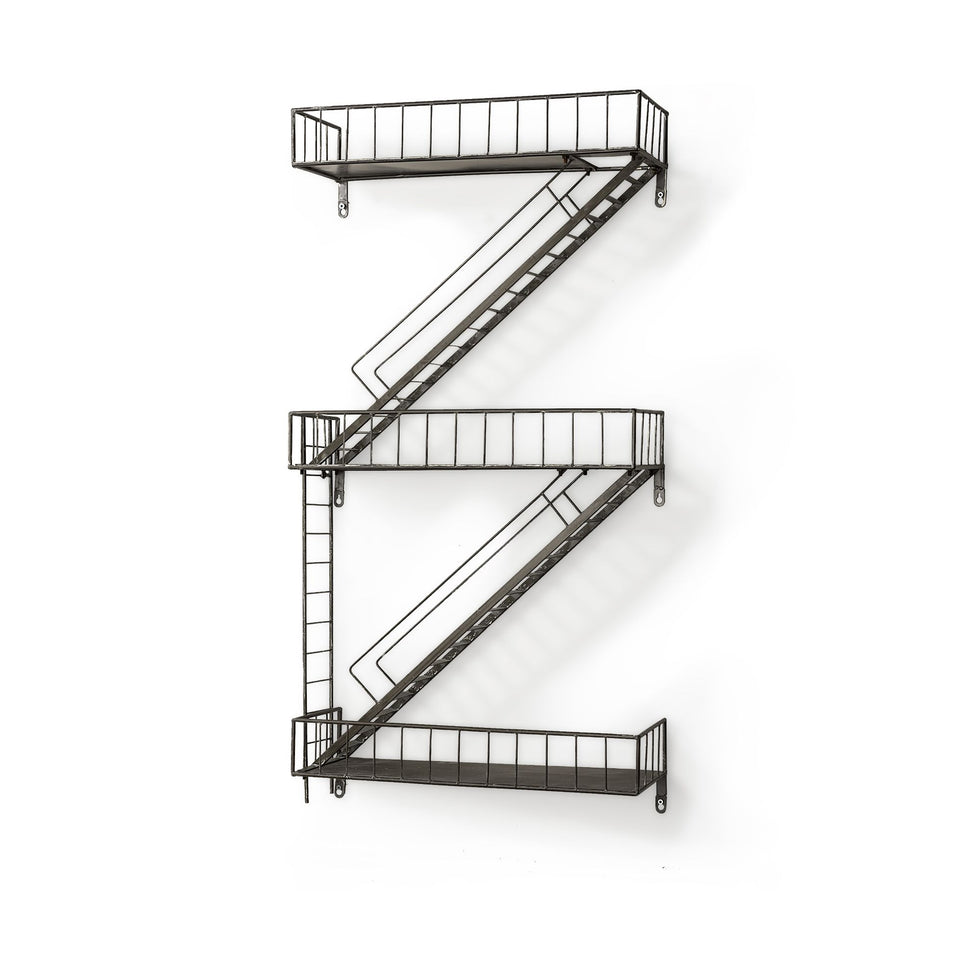 Mercana - Gastown 42H Wall Mounted Fire Escape Shelf