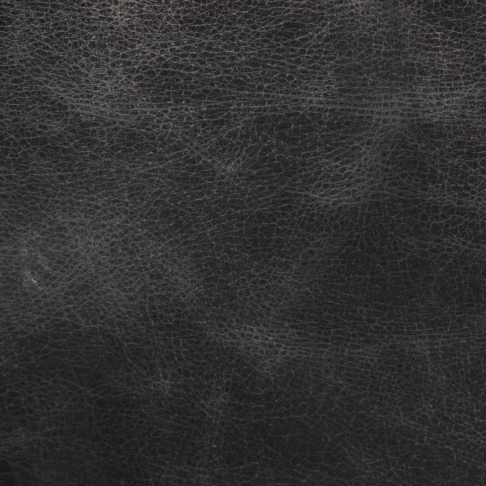 Mercana - Horace Leather Accent Chair in Black, Leather