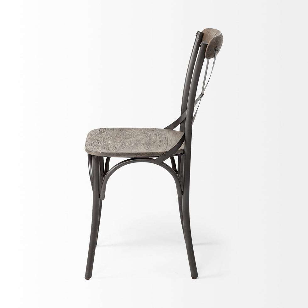 Mercana - Etienne Dining Chair (Set of 2) in Black, Metal