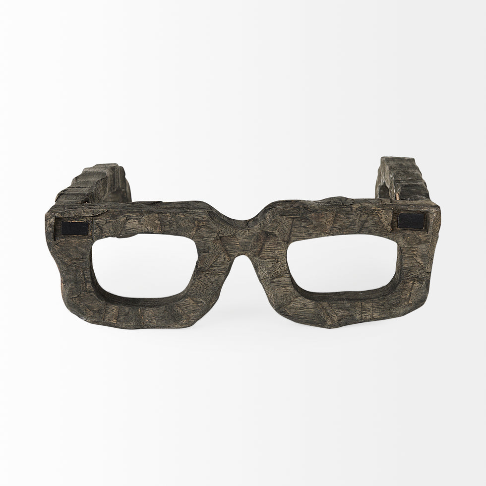 Mercana - Elliot Object in Brown, Solid Wood