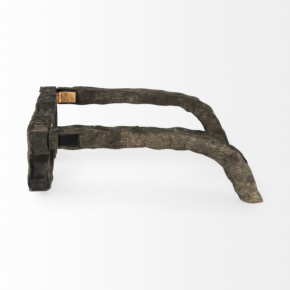 Mercana - Elliot Object in Brown, Solid Wood