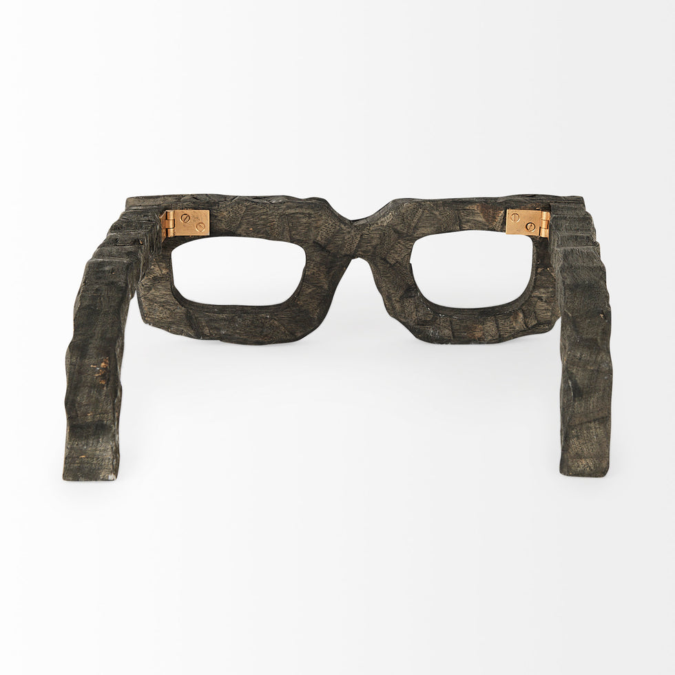 Mercana - Elliot Object in Brown, Solid Wood