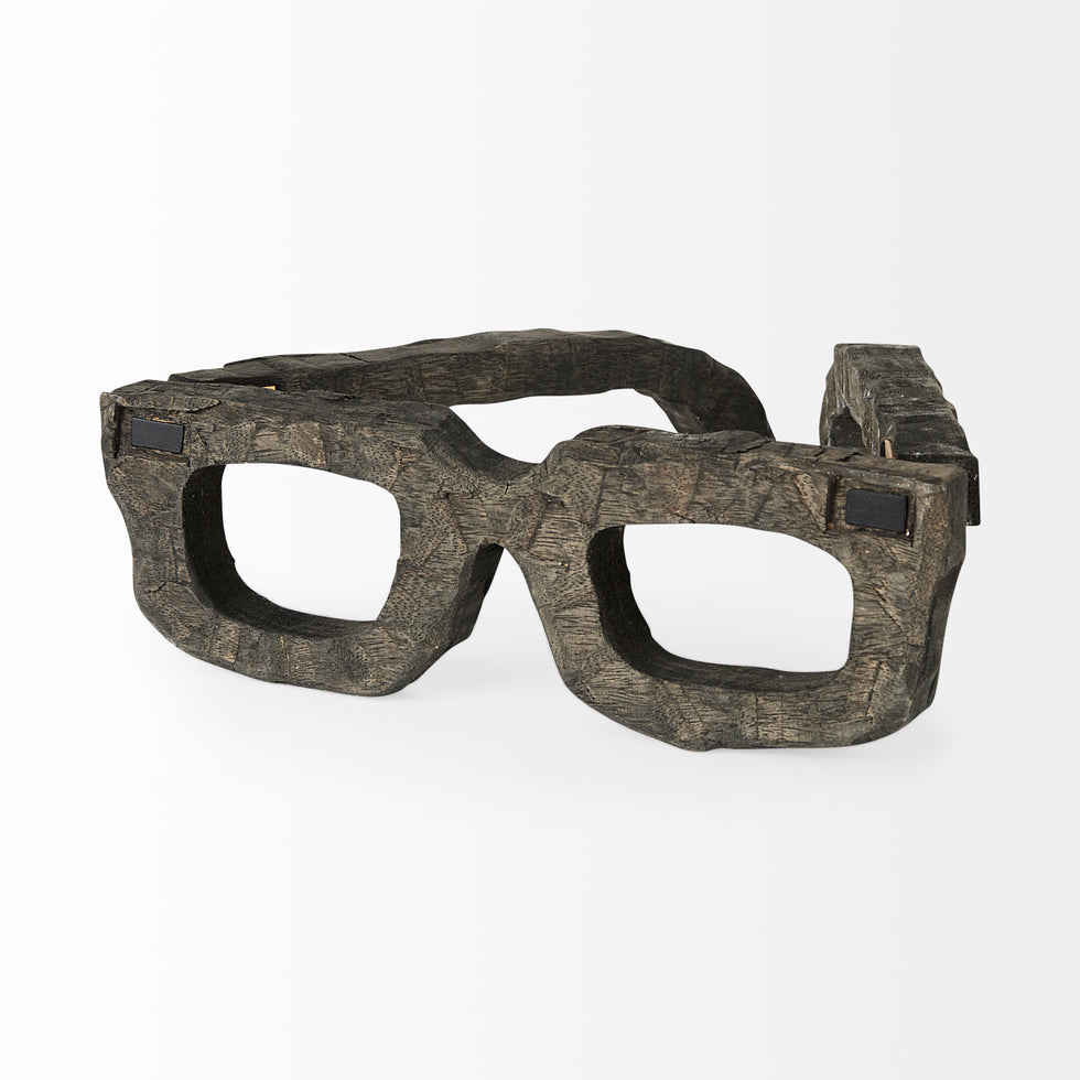 Mercana - Elliot Object in Brown, Solid Wood