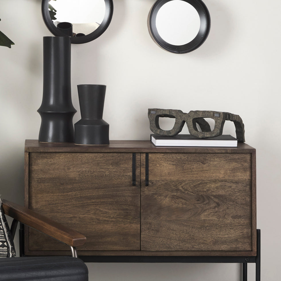Mercana - Elliot Object in Brown, Solid Wood