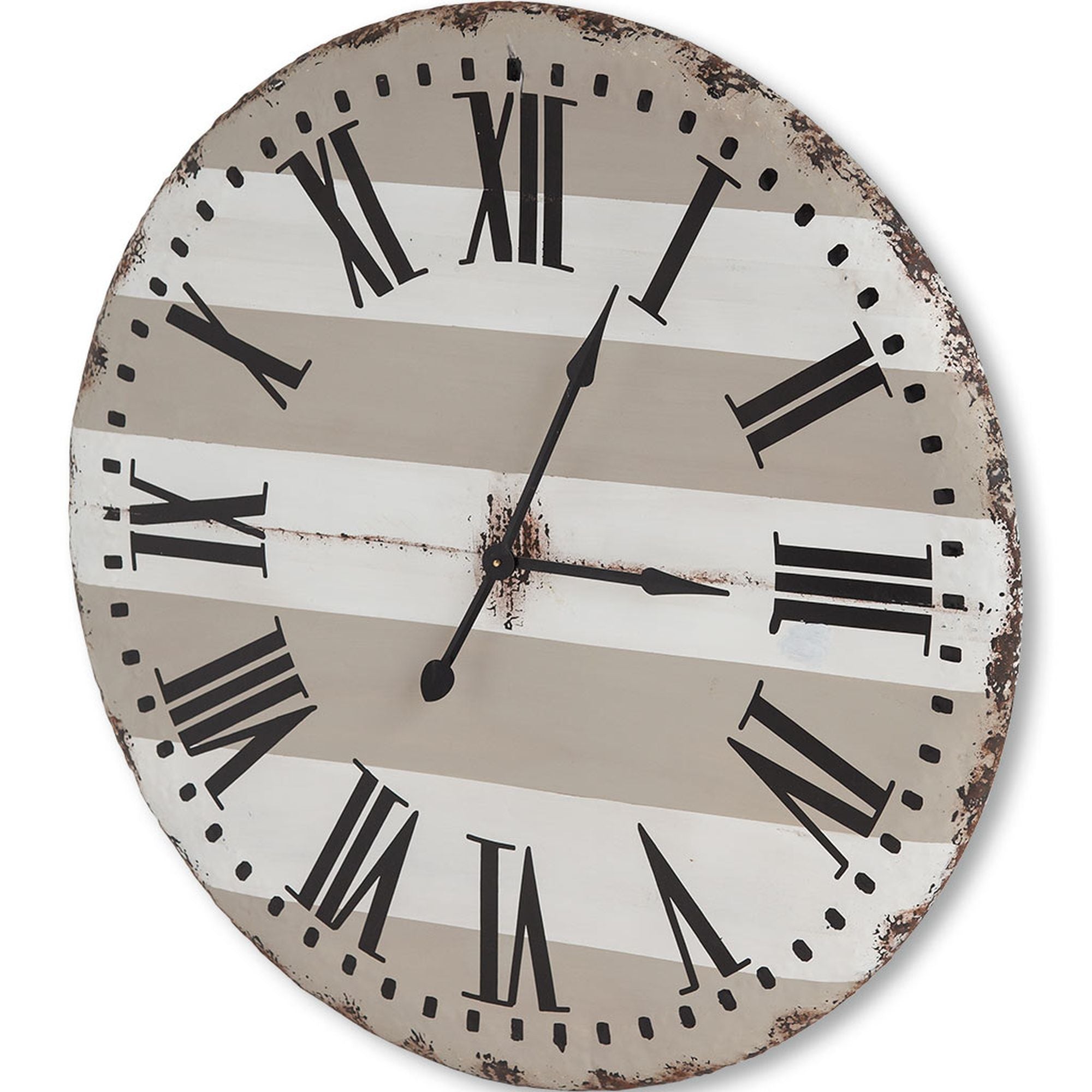 Mercana - Belton 41.5" Round Oversize Farmhouse Wall Clock