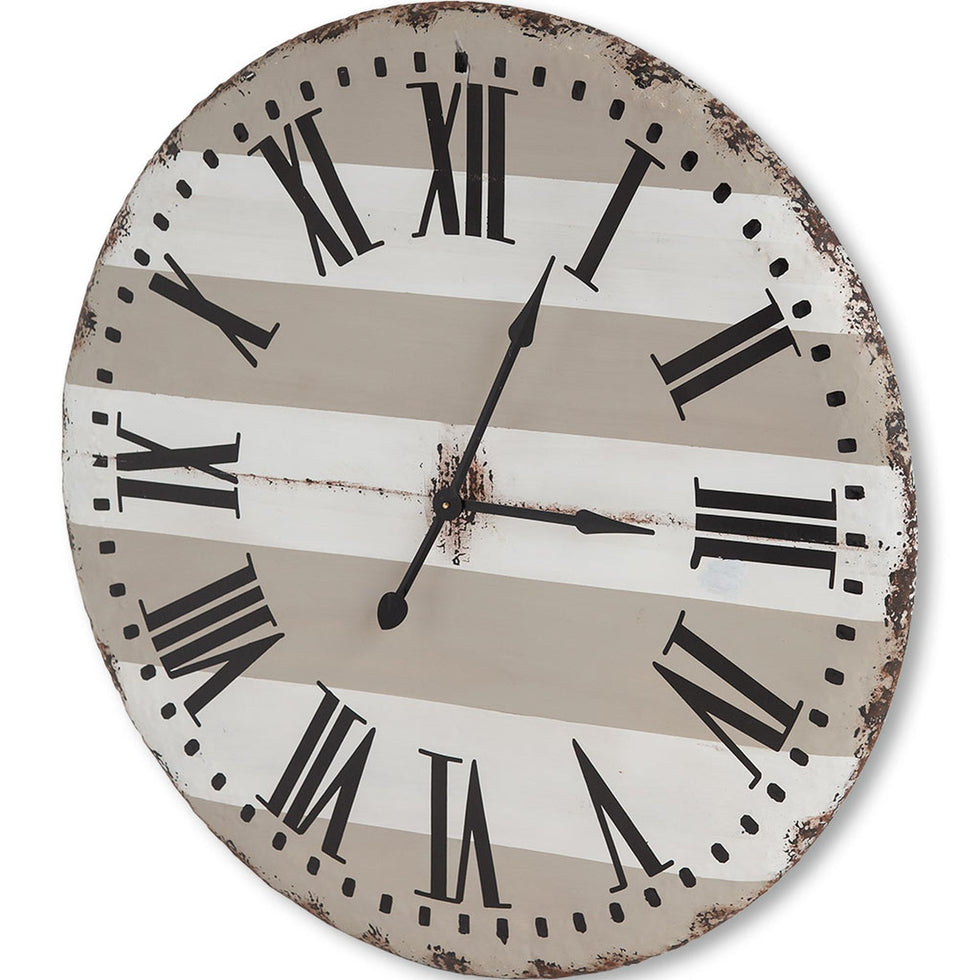 Mercana - Belton 41.5" Round Oversize Farmhouse Wall Clock