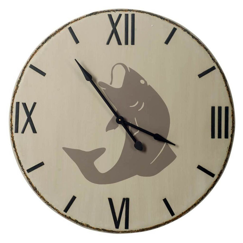 Mercana - Langara 38.5" Round Oversize Lakeside Wall Clock