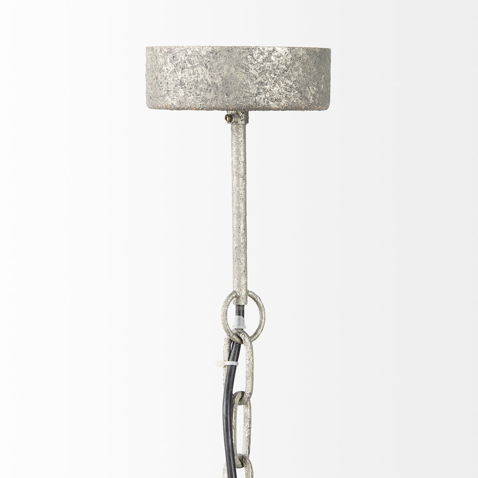 Mercana - Phillum Chandelier in White, Metal