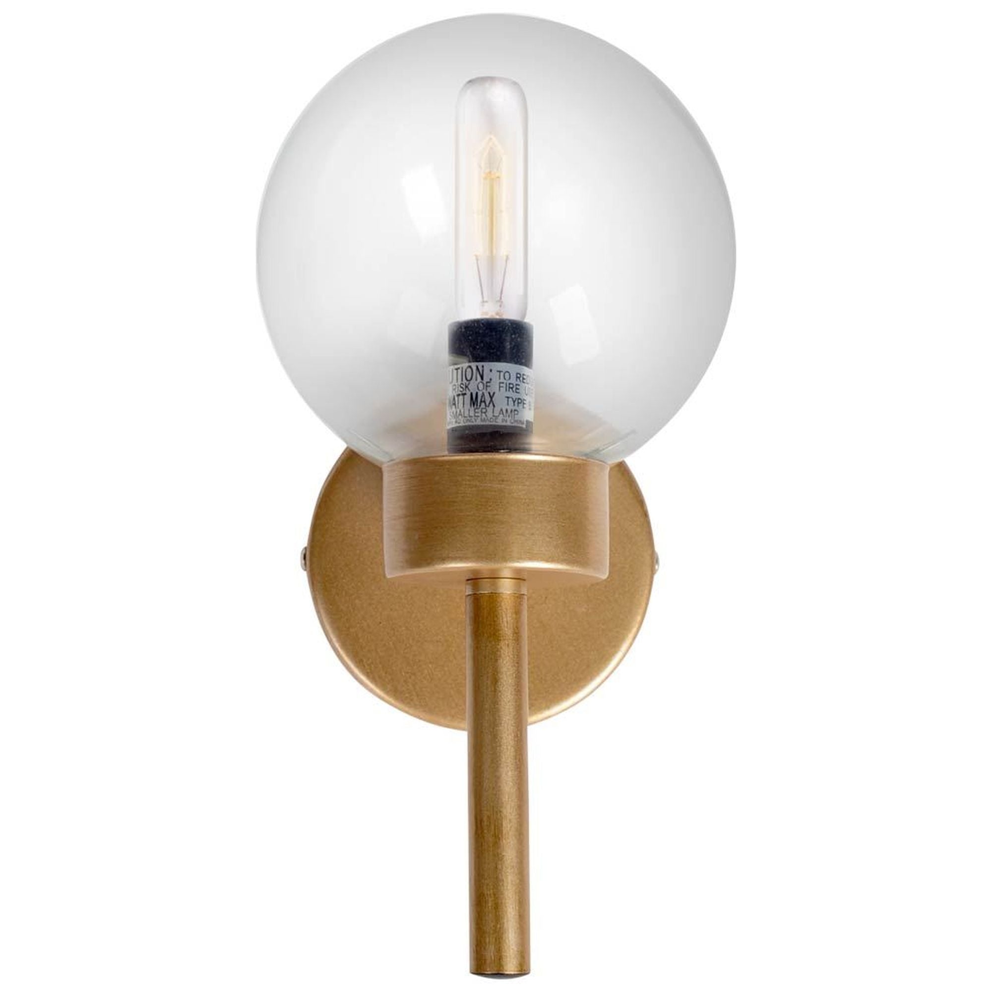 Mercana - Boltern I 6x12 Glass Globe Wall Sconce