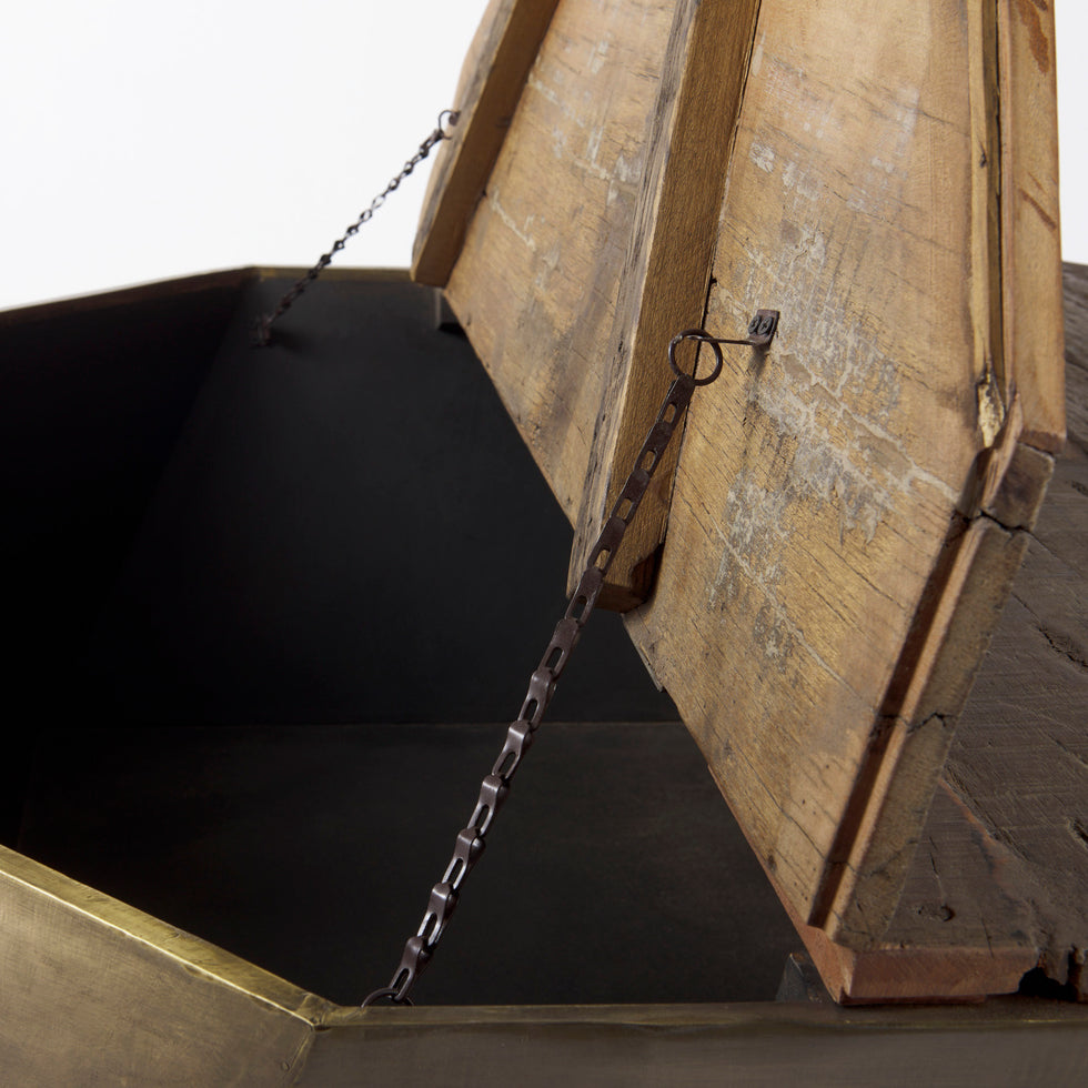 Mercana - Esagono Coffee Table in Gold, Metal