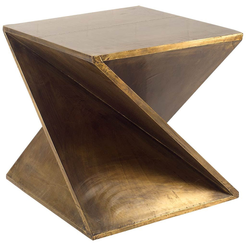 Mercana - Zelda Accent Table in Gold, Metal