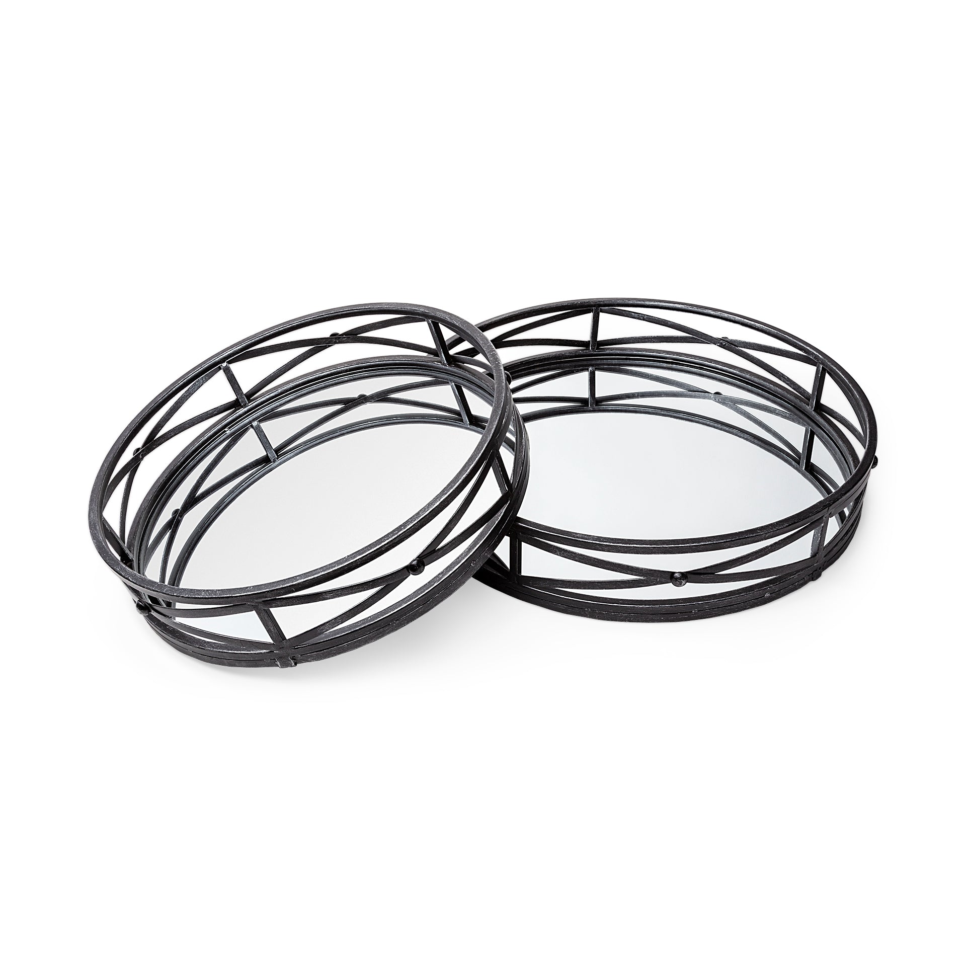 Mercana - Piers Tray in Black/White, Metal