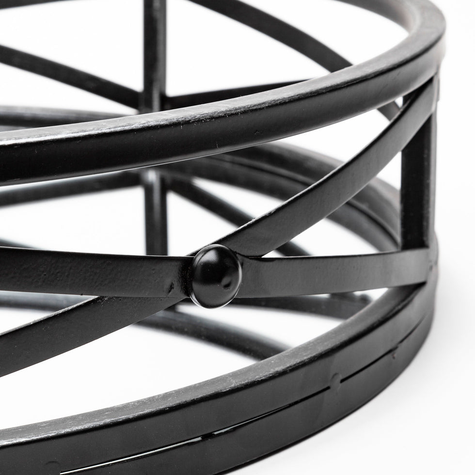 Mercana - Piers Tray in Black/White, Metal