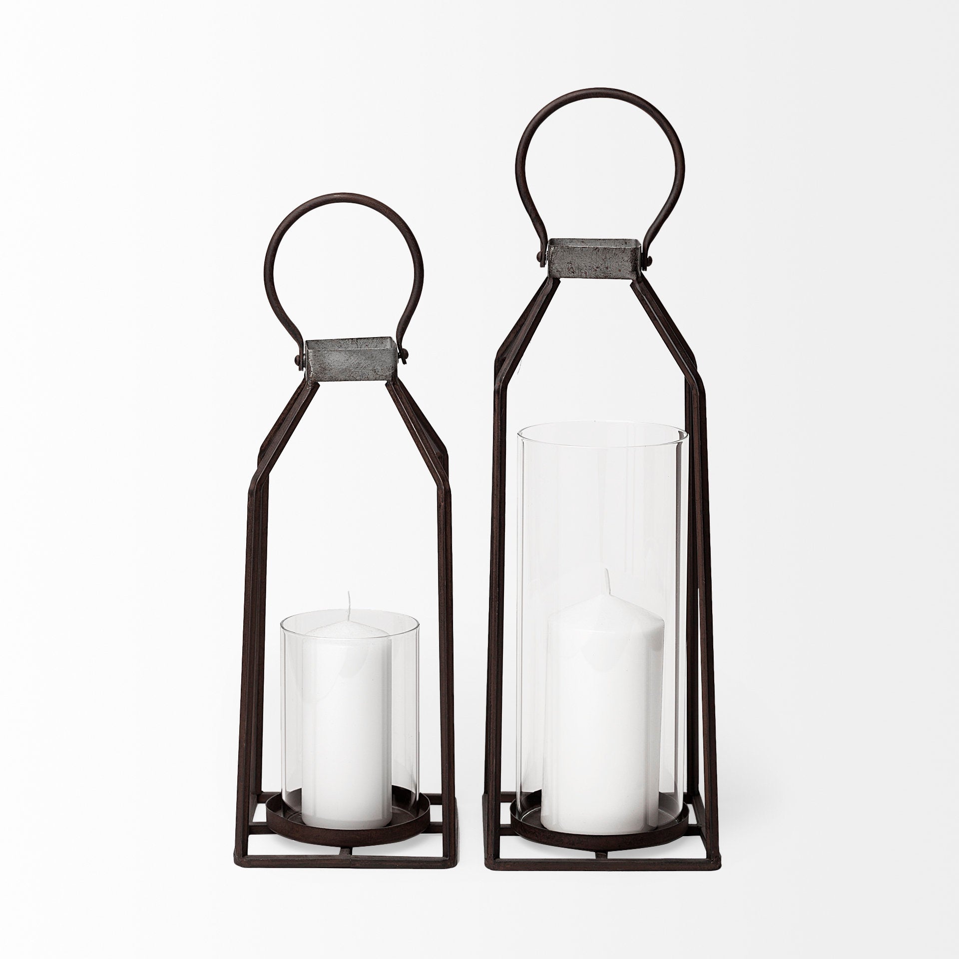 Mercana - Kingston Candle Holder in Black, Metal