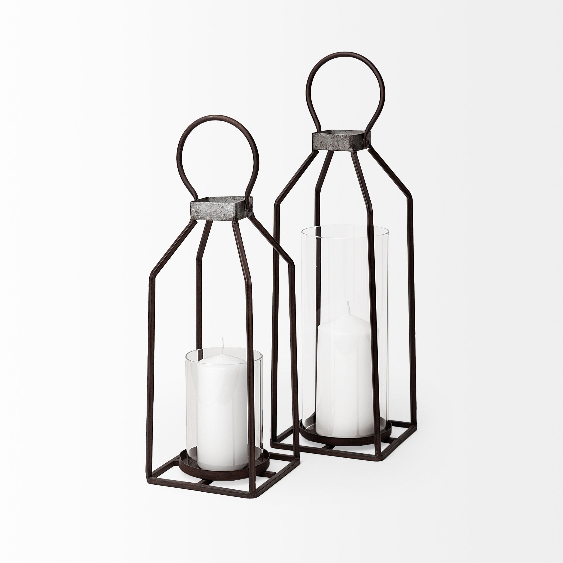 Mercana - Kingston Candle Holder in Black, Metal