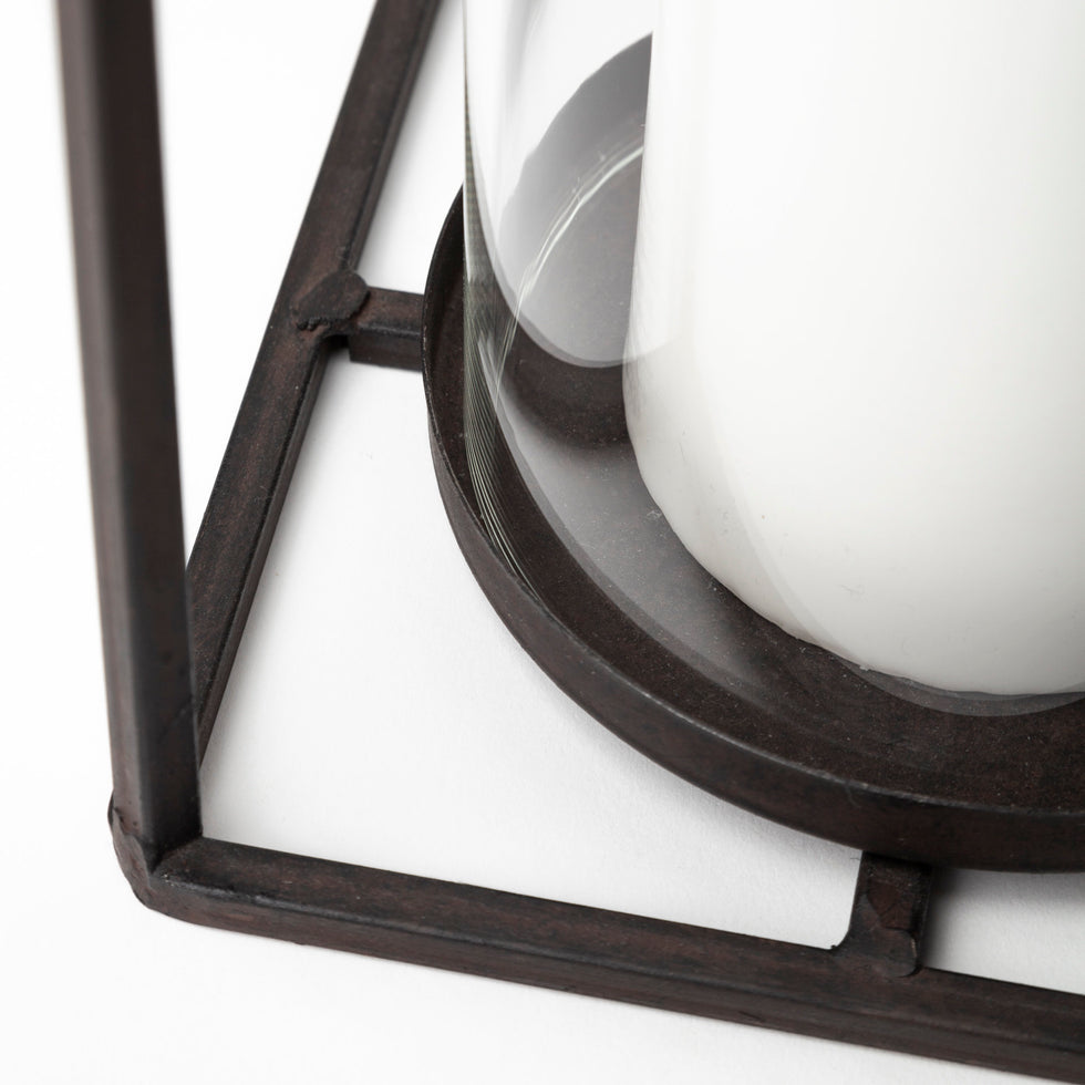 Mercana - Kingston Candle Holder in Black, Metal