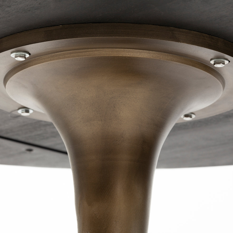 Mercana - McLeod Dining Table in Black, Solid Wood