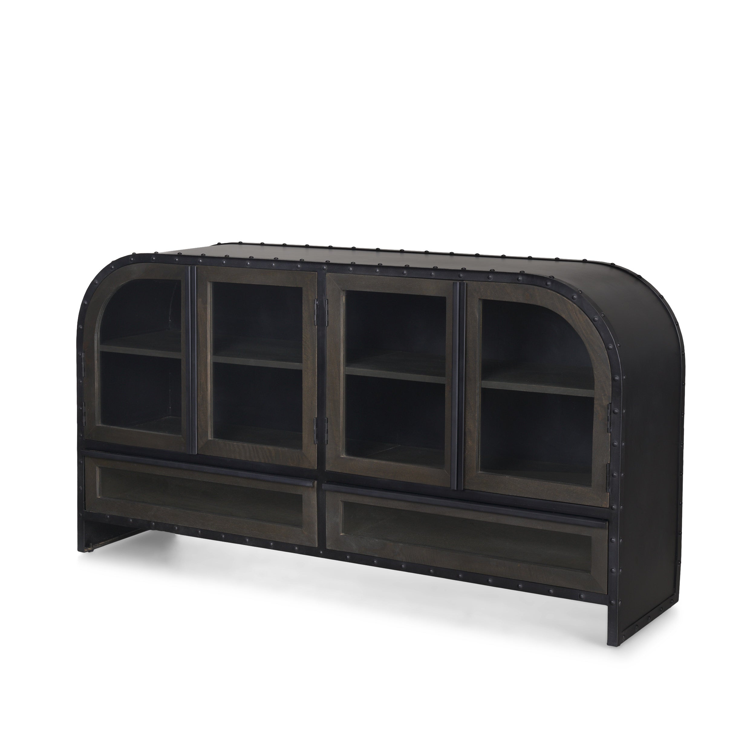 Mercana - Gehry Sideboard in Brown, Solid Wood