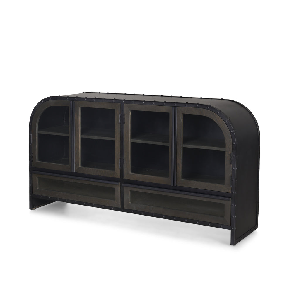Mercana - Gehry Sideboard in Brown, Solid Wood